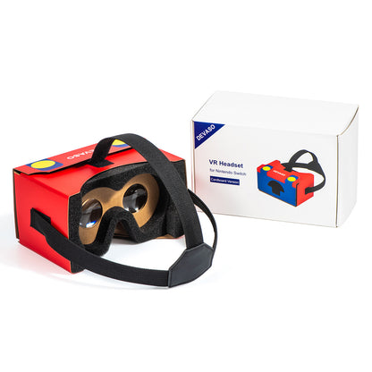 DEVASO For Nintendo Switch LCD / OLED VR Glasses Corrugated Paper+Elastic Cloth+Sponge Virtual Reality Goggles