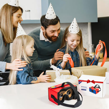 DEVASO For Nintendo Switch LCD / OLED VR Glasses Corrugated Paper+Elastic Cloth+Sponge Virtual Reality Goggles
