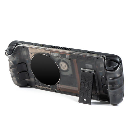 DEVASO For Steam Deck ABS Replace Back Plate Heat Dissipation Game Console Kickstand Back Cover (Upgraded 3.0 Version)