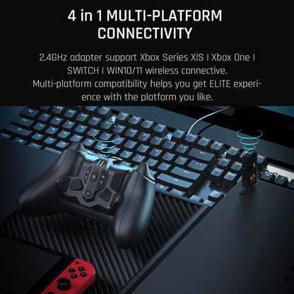 BIGBIG WON ARMOR-X Pro For Nintendo Switch / Xbox / PC Gaming Gamepad 2.4G Wireless Back Button