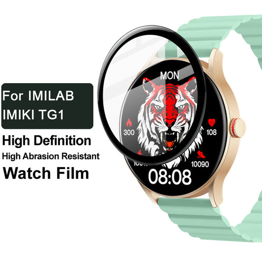 IMAK For Imilab IMIKI TG1 Tempered Glass Film Anti-Scratch HD Watch Full Screen Protector