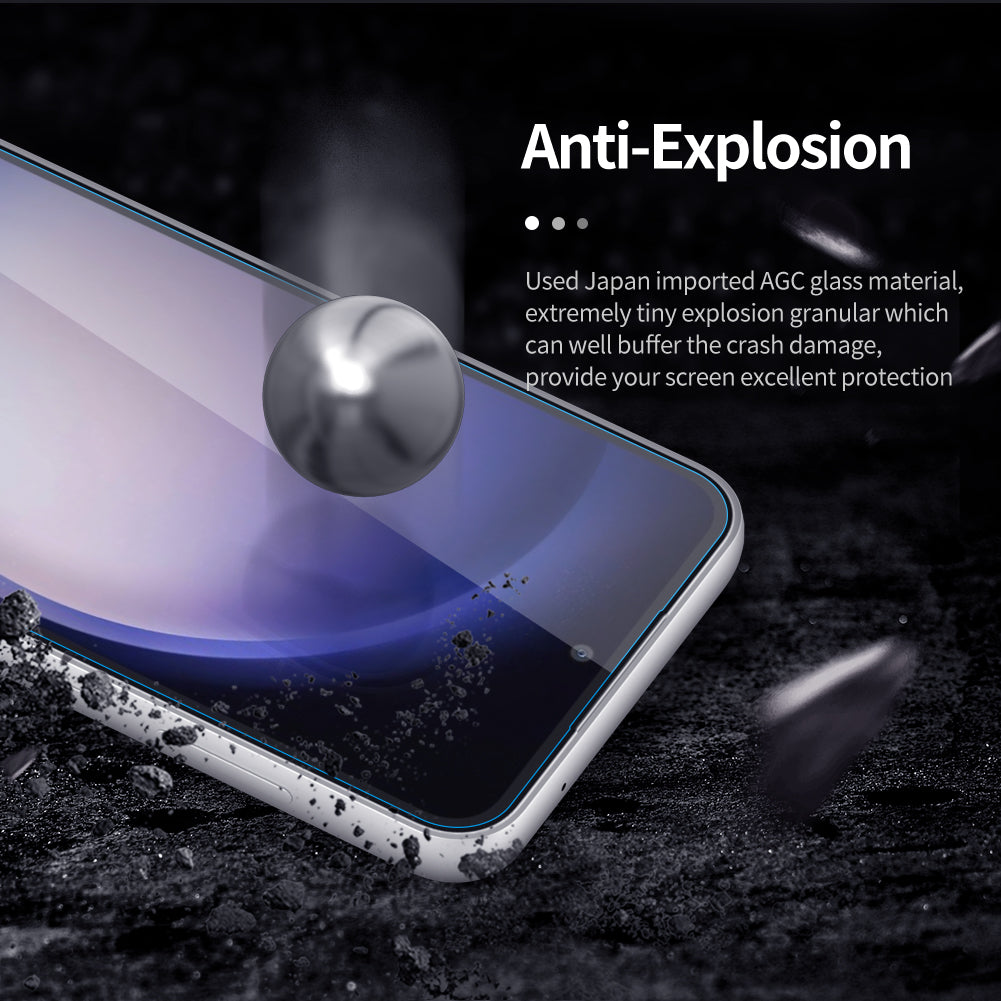 NILLKIN H+Pro for Samsung Galaxy S23 FE Phone Screen Protector Anti-explosion AGC Glass HD Clear Screen Film