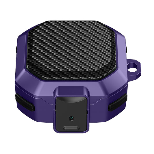 For Samsung Buds Live  /  Buds2  /  Buds 2 Pro   /  Buds Pro Carbon Fibre Texture Shockproof Case Earbuds Charging Case Cover Soft TPU+PC Headset Protector