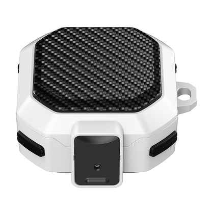 For Samsung Buds Live  /  Buds2  /  Buds 2 Pro   /  Buds Pro Carbon Fibre Texture Shockproof Case Earbuds Charging Case Cover Soft TPU+PC Headset Protector