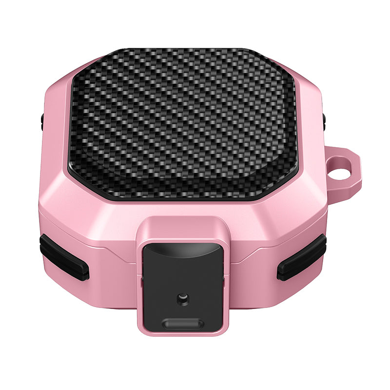 For Samsung Buds Live  /  Buds2  /  Buds 2 Pro   /  Buds Pro Carbon Fibre Texture Shockproof Case Earbuds Charging Case Cover Soft TPU+PC Headset Protector