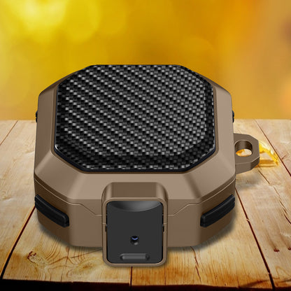 For Samsung Buds Live  /  Buds2  /  Buds 2 Pro   /  Buds Pro Carbon Fibre Texture Shockproof Case Earbuds Charging Case Cover Soft TPU+PC Headset Protector