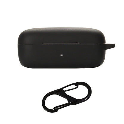 For EarFun Free Pro 2 Wireless Bluetooth Earphones Case with Anti-lost Buckle, Shockproof Silicone Cover