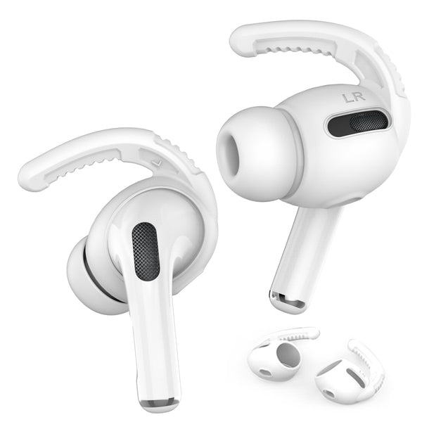 AHASTYLE PT-100 Silicone Ear Cover for Apple AirPods Pro Anti-Skid Ear Hooks 1 Pair Anti-Lost Ear Tips