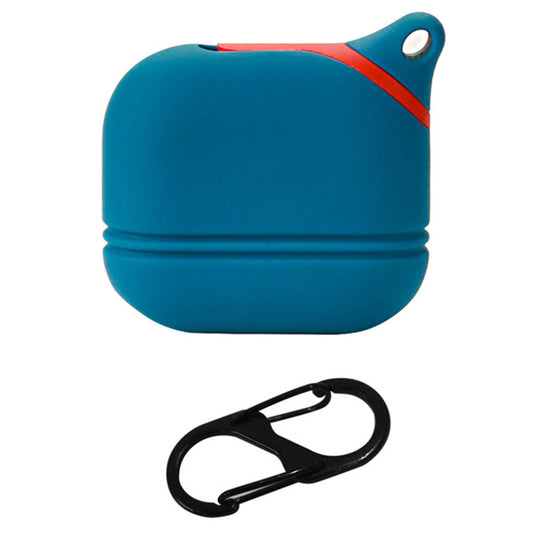 For Apple AirPods 3 Soft Silicone Protective Case Wireless Earphones Portable Cover with Carabiner