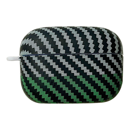 For Sony LinkBuds S / WF-LS900N Carbon Fiber Texture Dual Color Hard PC Case Bluetooth Earphone Anti-drop Cover