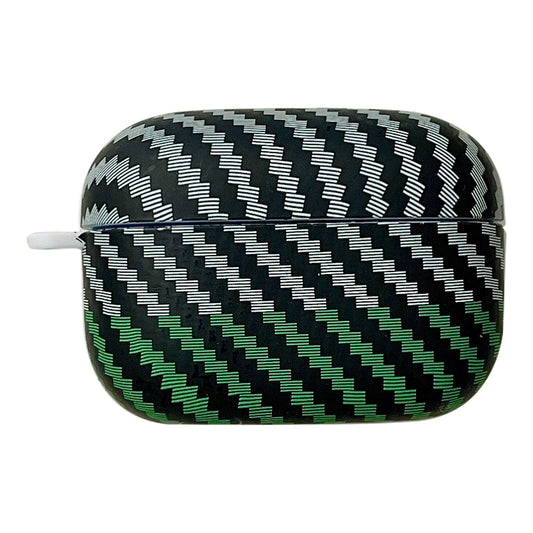 For Sony LinkBuds S / WF-LS900N Carbon Fiber Texture Dual Color Hard PC Case Bluetooth Earphone Anti-drop Cover