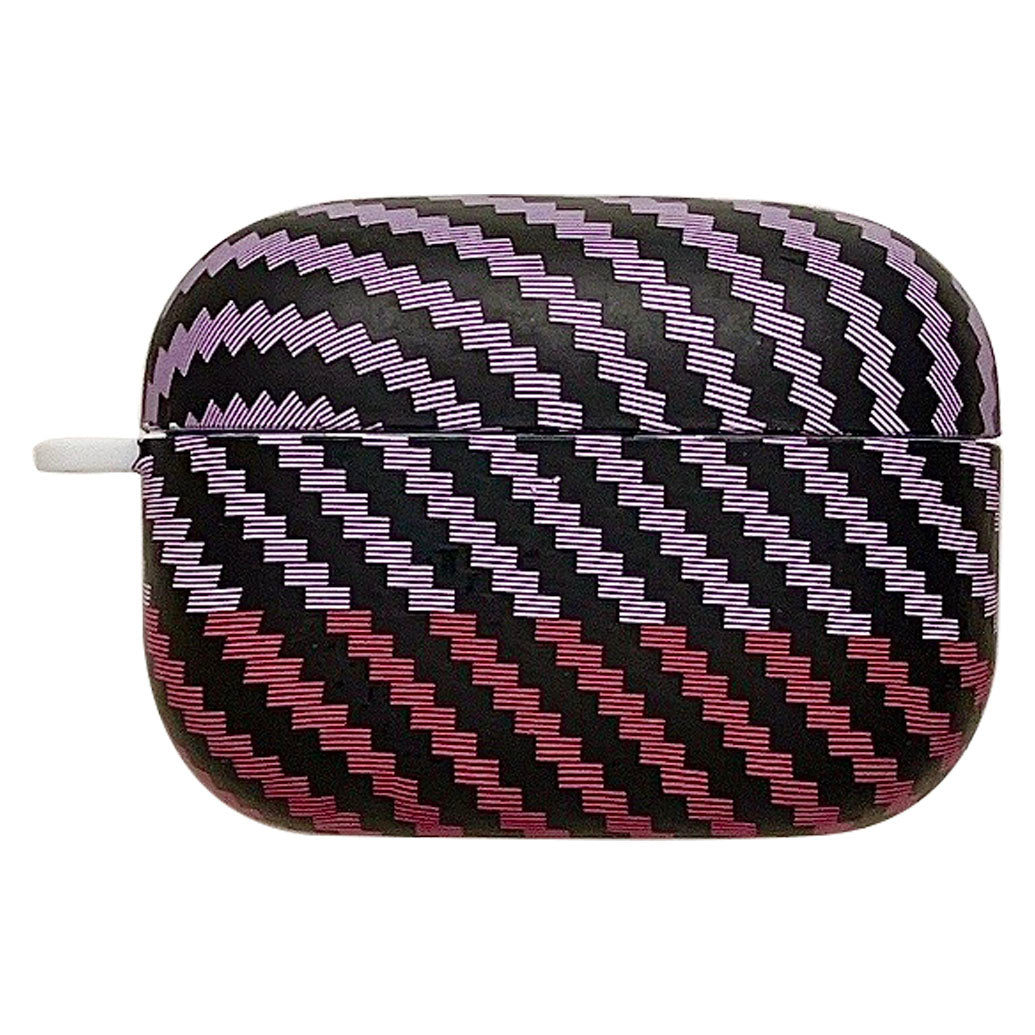 For Sony LinkBuds S / WF-LS900N Carbon Fiber Texture Dual Color Hard PC Case Bluetooth Earphone Anti-drop Cover