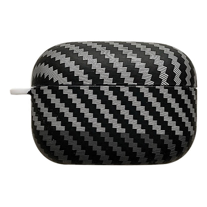 For Sony LinkBuds S / WF-LS900N Carbon Fiber Texture Dual Color Hard PC Case Bluetooth Earphone Anti-drop Cover