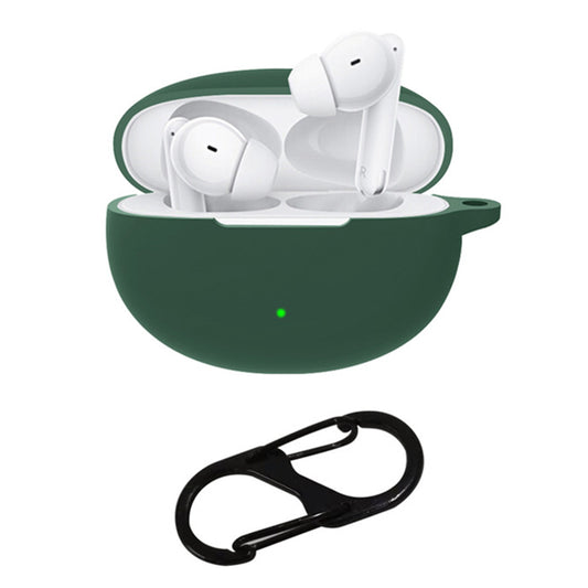 Silicone Case for Oppo Enco Free 3 Bluetooth Earphone Charging Case Sleeve Cover with Buckle