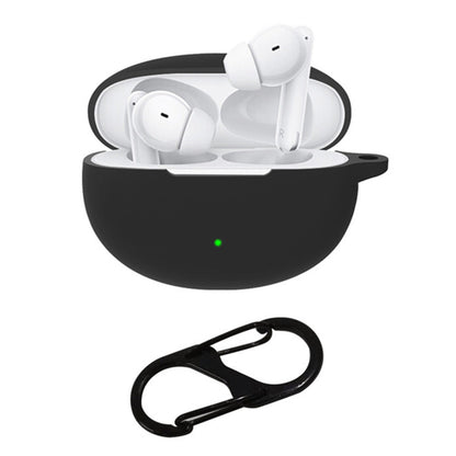 Silicone Case for Oppo Enco Free 3 Bluetooth Earphone Charging Case Sleeve Cover with Buckle