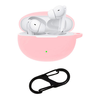 Silicone Case for Oppo Enco Free 3 Bluetooth Earphone Charging Case Sleeve Cover with Buckle
