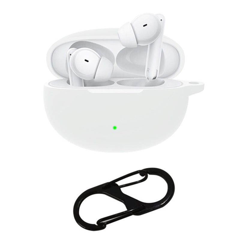 Silicone Case for Oppo Enco Free 3 Bluetooth Earphone Charging Case Sleeve Cover with Buckle