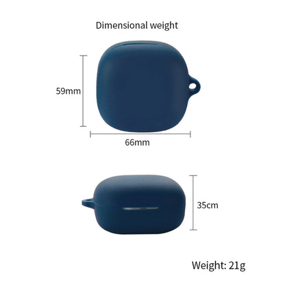 Protective Sleeve for Linklike Halo Bluetooth Earphone Charging Case Cover Silicone Case with Buckle