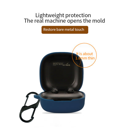 Protective Sleeve for Linklike Halo Bluetooth Earphone Charging Case Cover Silicone Case with Buckle