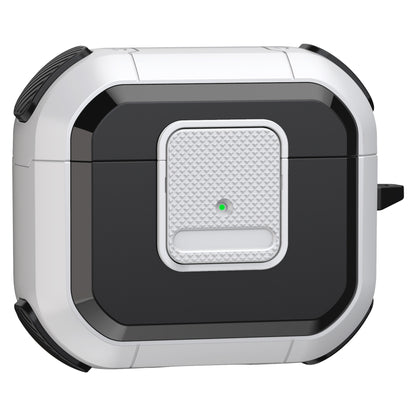 Protective Case for Apple AirPods 3 Case TWS Earbuds TPU PC Cover with Lock, Carabiner