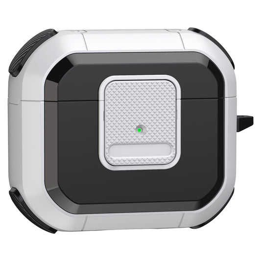 Protective Case for Apple AirPods 3 Case TWS Earbuds TPU PC Cover with Lock, Carabiner
