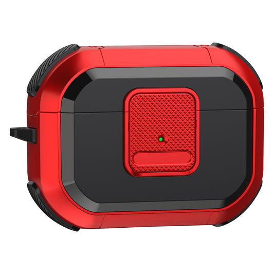 TPU PC Cover for AirPods Pro 2 Case Bluetooth Headset Protective Case with Lock, Carabiner