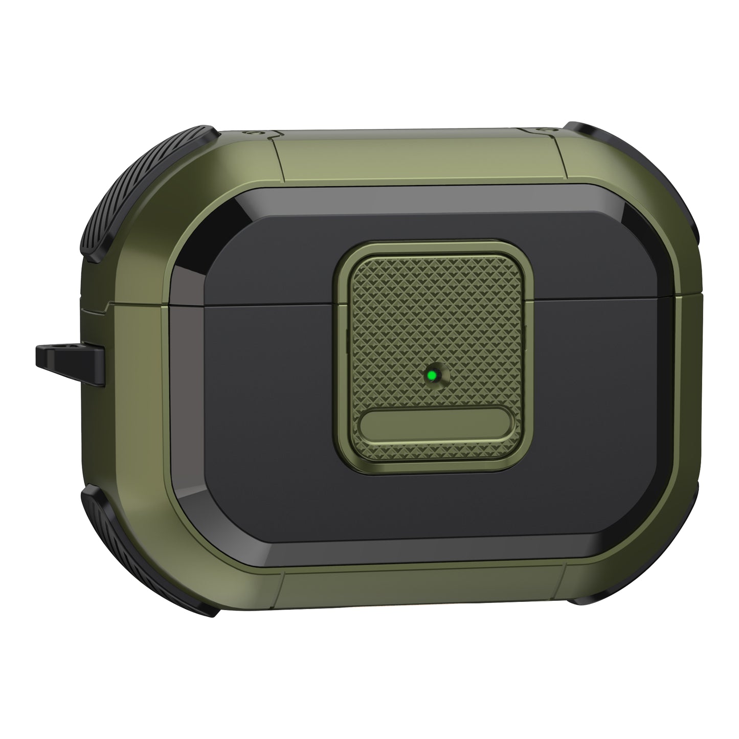 TPU PC Cover for AirPods Pro 2 Case Bluetooth Headset Protective Case with Lock, Carabiner