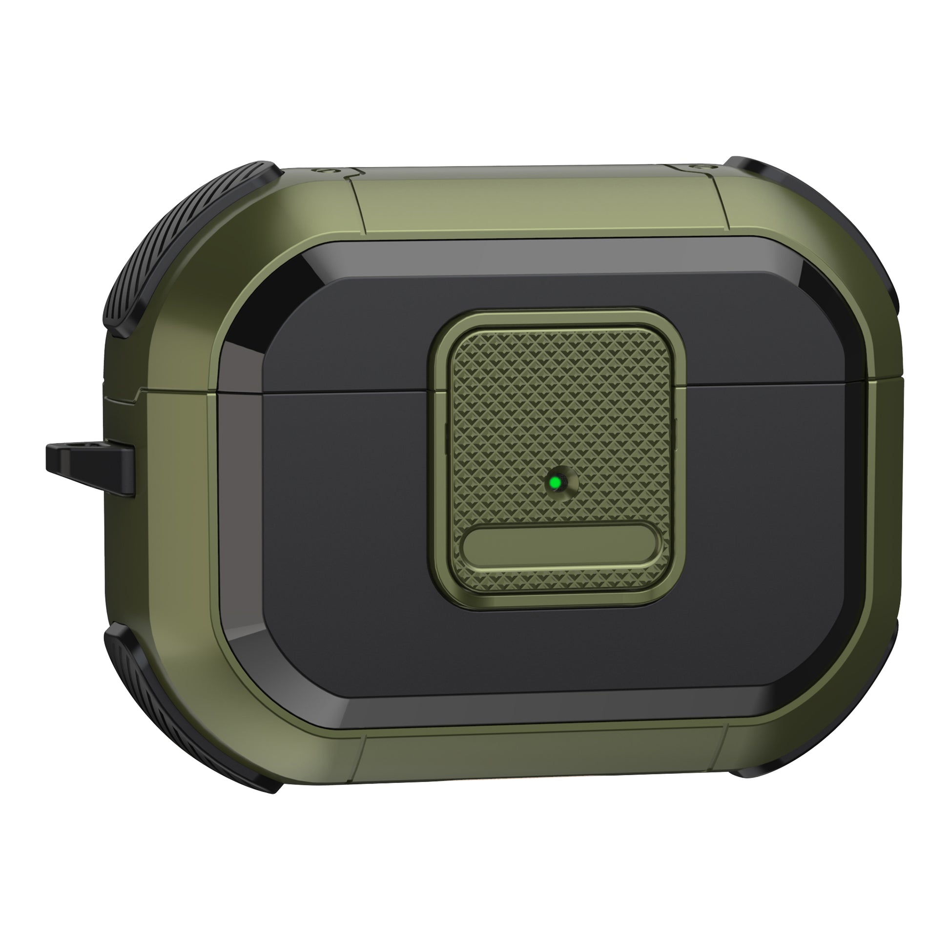 TPU PC Cover for AirPods Pro 2 Case Bluetooth Headset Protective Case with Lock, Carabiner