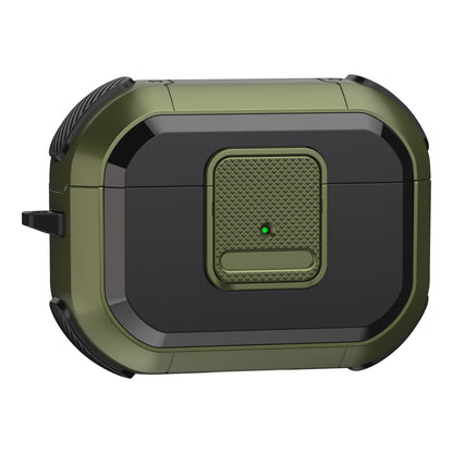 TPU PC Cover for AirPods Pro 2 Case Bluetooth Headset Protective Case with Lock, Carabiner