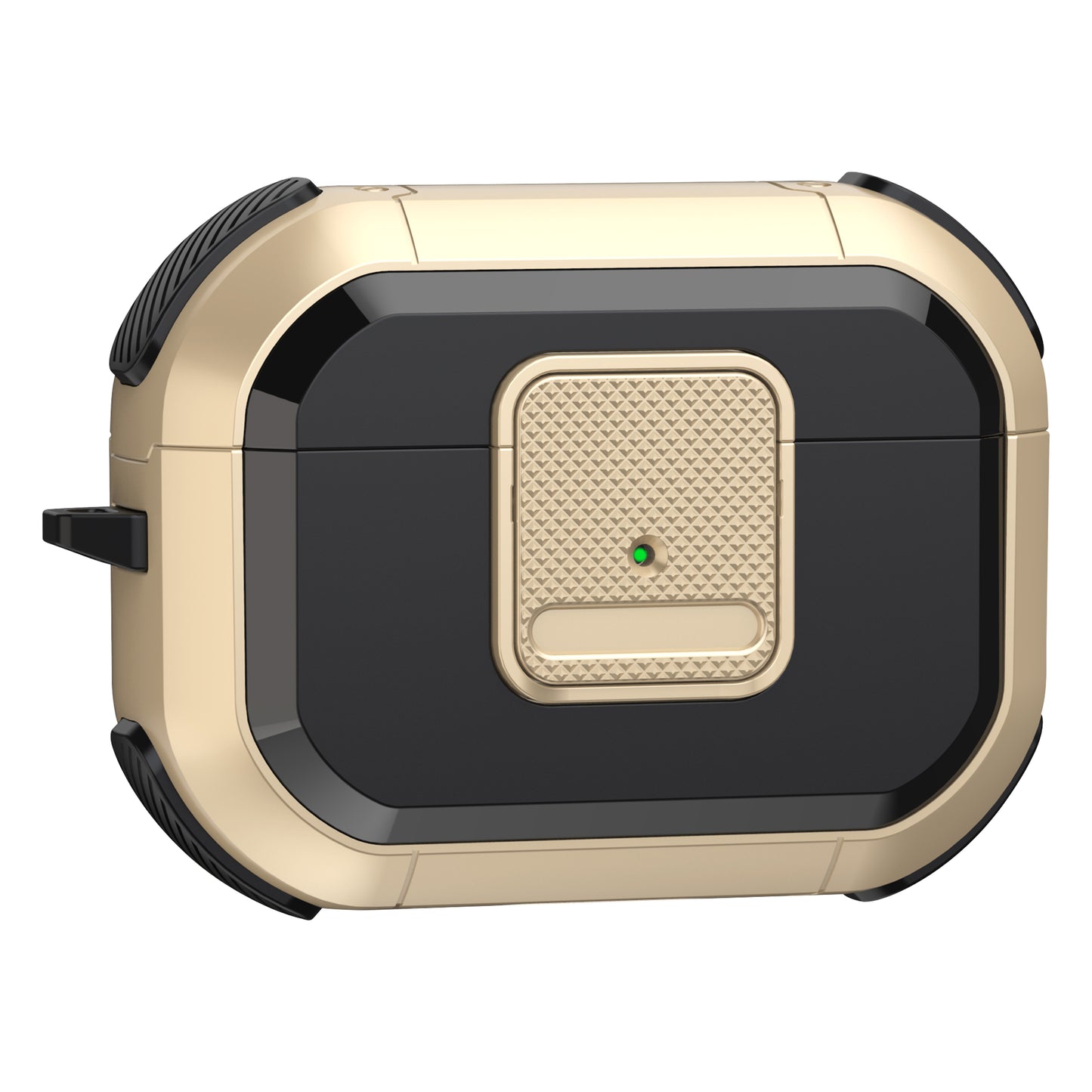 TPU PC Cover for AirPods Pro 2 Case Bluetooth Headset Protective Case with Lock, Carabiner