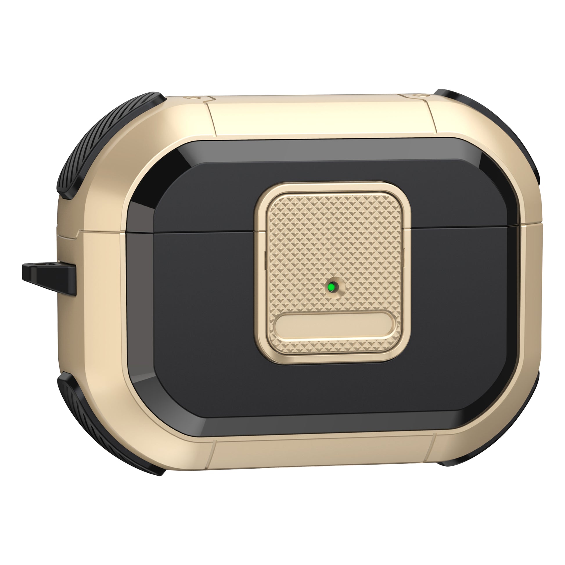 TPU PC Cover for AirPods Pro 2 Case Bluetooth Headset Protective Case with Lock, Carabiner