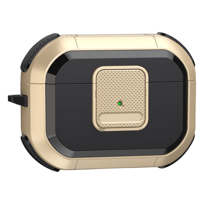 TPU PC Cover for AirPods Pro 2 Case Bluetooth Headset Protective Case with Lock, Carabiner