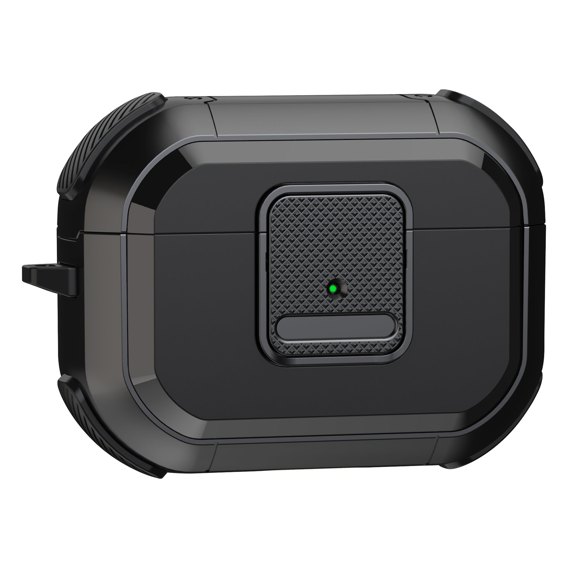 TPU PC Cover for AirPods Pro 2 Case Bluetooth Headset Protective Case with Lock, Carabiner