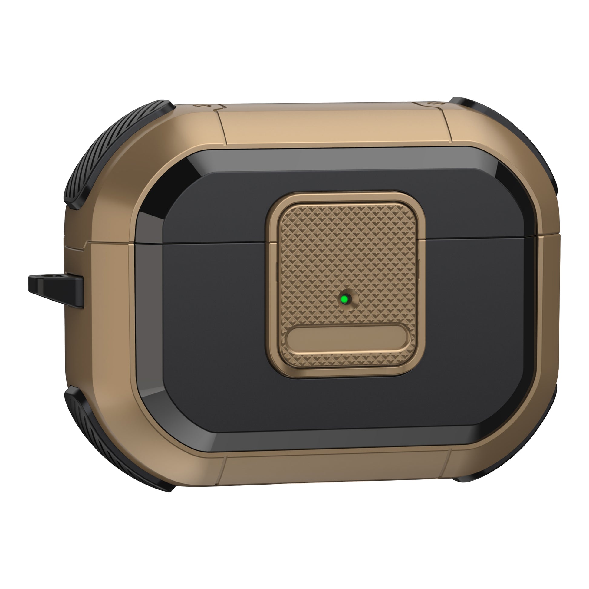 TPU PC Cover for AirPods Pro 2 Case Bluetooth Headset Protective Case with Lock, Carabiner