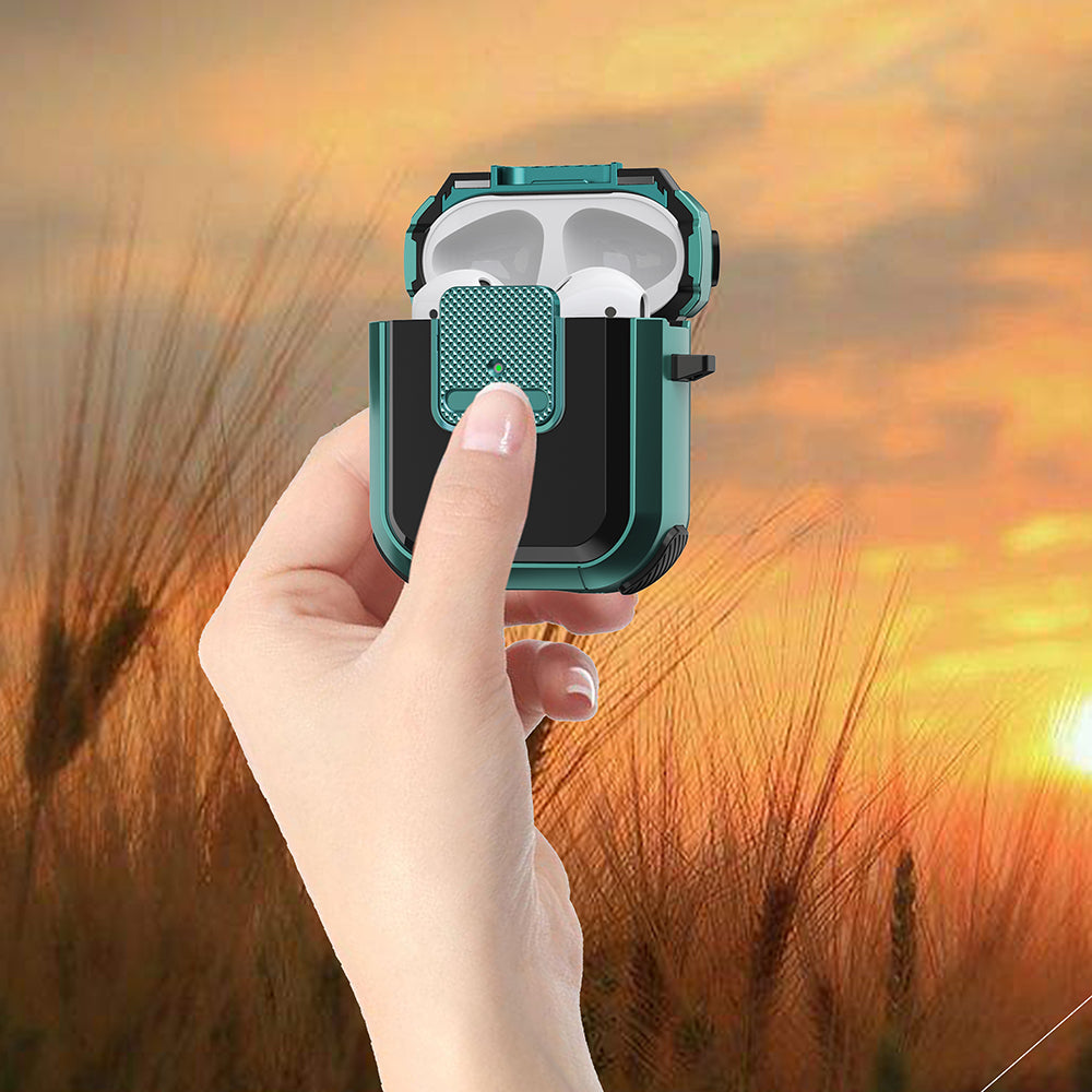 For Apple AirPods with Charging Case (2016) / (2019) / AirPods with Wireless Charging Case (2019) TPU PC Cover