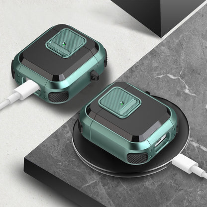 For Apple AirPods with Charging Case (2016) / (2019) / AirPods with Wireless Charging Case (2019) TPU PC Cover