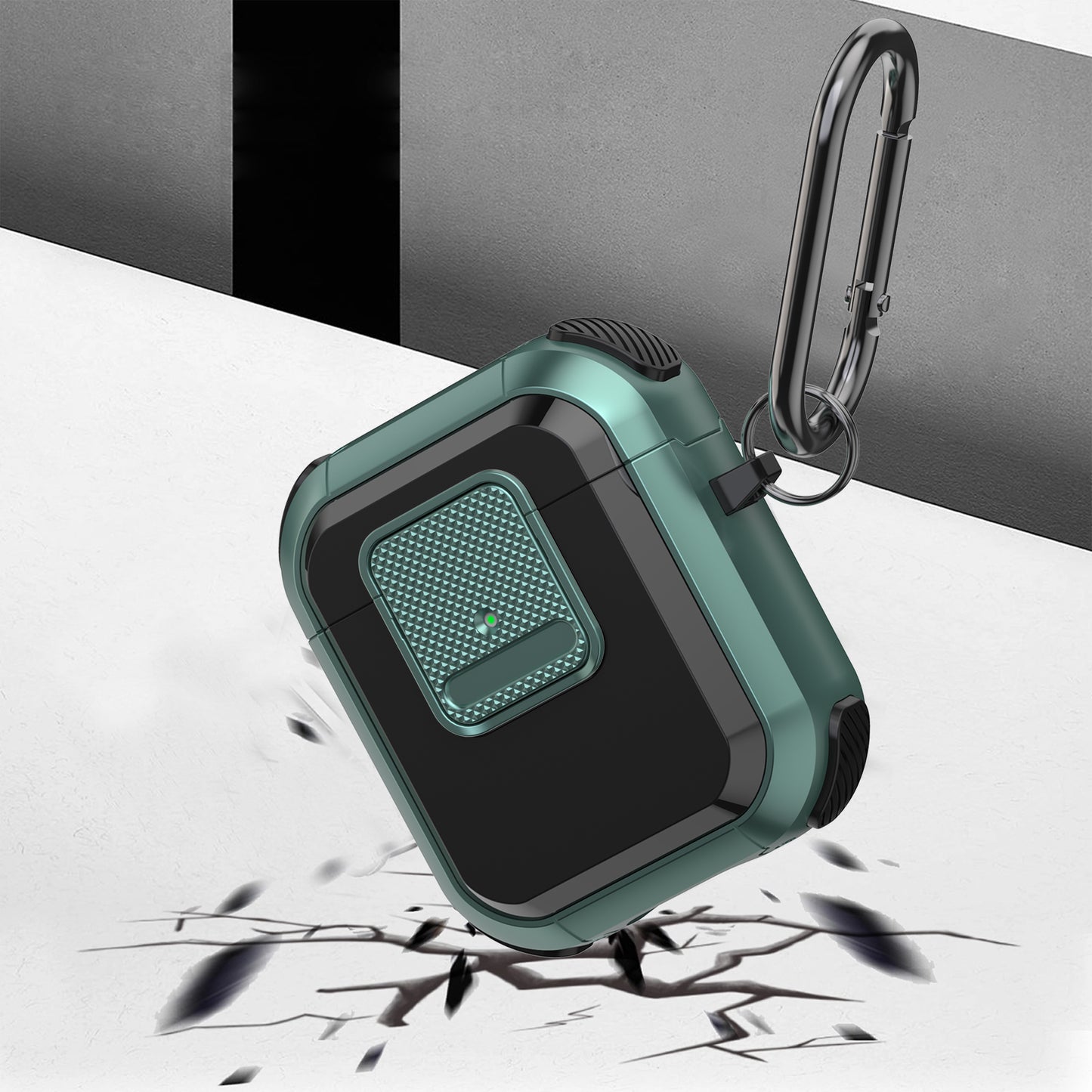 For Apple AirPods with Charging Case (2016) / (2019) / AirPods with Wireless Charging Case (2019) TPU PC Cover