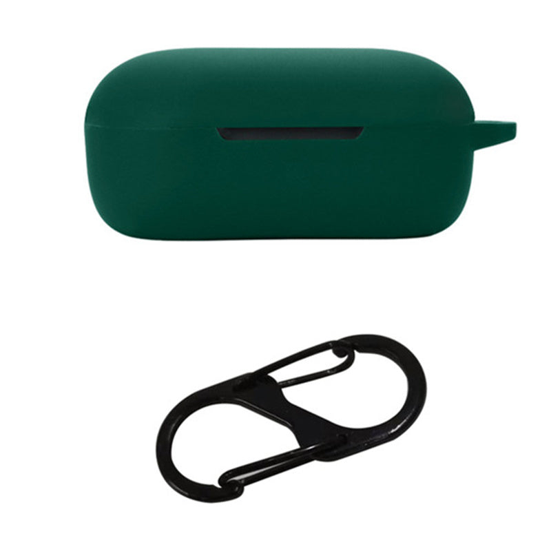 For BOAT Airdopes 441 Protective Sleeve with Buckle Bluetooth Earphone Charging Case Silicone Cover