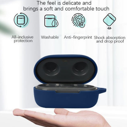 For BOAT Airdopes 441 Protective Sleeve with Buckle Bluetooth Earphone Charging Case Silicone Cover
