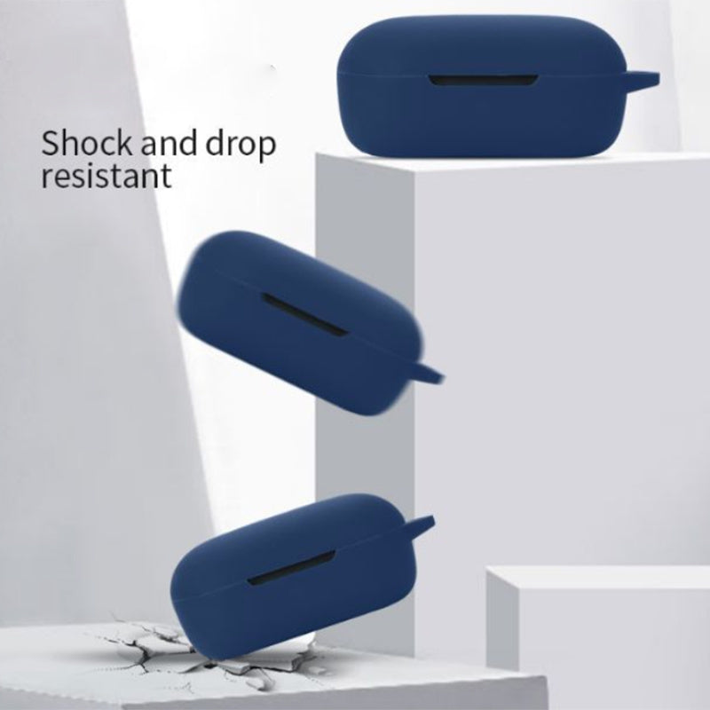 For BOAT Airdopes 441 Protective Sleeve with Buckle Bluetooth Earphone Charging Case Silicone Cover