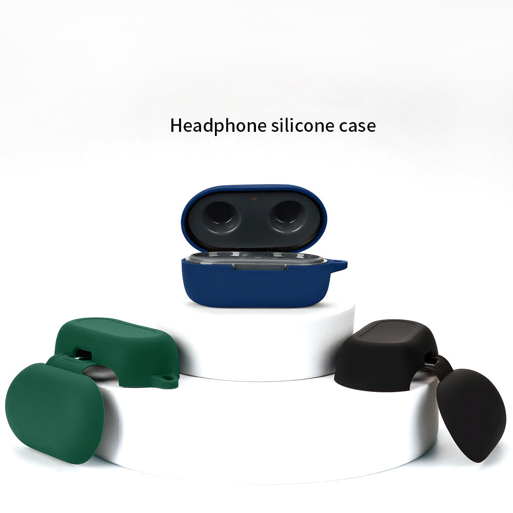 For BOAT Airdopes 441 Protective Sleeve with Buckle Bluetooth Earphone Charging Case Silicone Cover