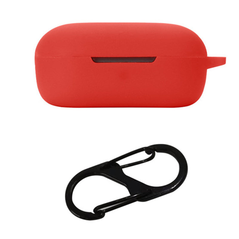 For BOAT Airdopes 441 Protective Sleeve with Buckle Bluetooth Earphone Charging Case Silicone Cover