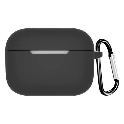 Anti-dust Silicone Cover for BOAT Airdopes 161 Bluetooth Earphone Protective Sleeve with Carabiner