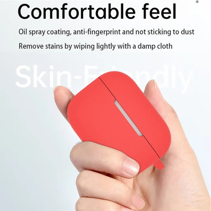 Anti-dust Silicone Cover for BOAT Airdopes 161 Bluetooth Earphone Protective Sleeve with Carabiner