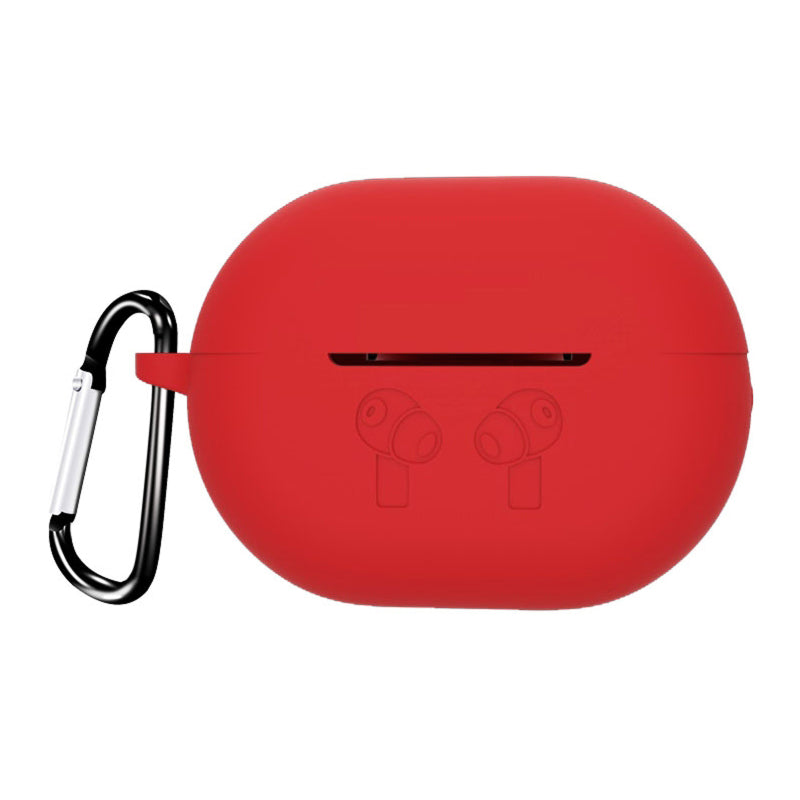 For Huawei FreeBuds Pro Silicone Cover Bluetooth Earphone Pattern Protective Case with Anti-lost Buckle