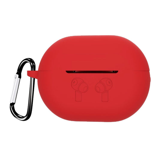 For Huawei FreeBuds Pro Silicone Cover Bluetooth Earphone Pattern Protective Case with Anti-lost Buckle