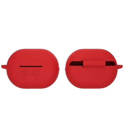 For Huawei FreeBuds Pro Silicone Cover Bluetooth Earphone Pattern Protective Case with Anti-lost Buckle