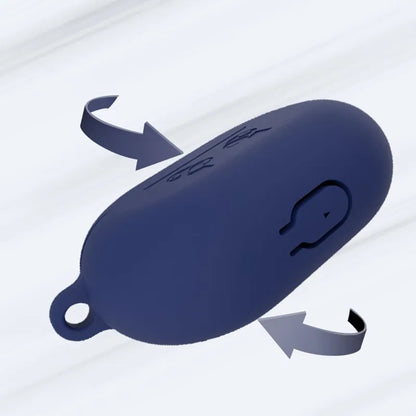 For Huawei FreeBuds Pro Silicone Cover Bluetooth Earphone Pattern Protective Case with Anti-lost Buckle