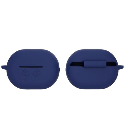 For Huawei FreeBuds Pro Silicone Cover Bluetooth Earphone Pattern Protective Case with Anti-lost Buckle