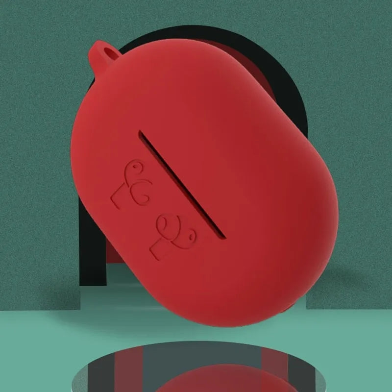 For Huawei FreeBuds Pro Silicone Cover Bluetooth Earphone Pattern Protective Case with Anti-lost Buckle